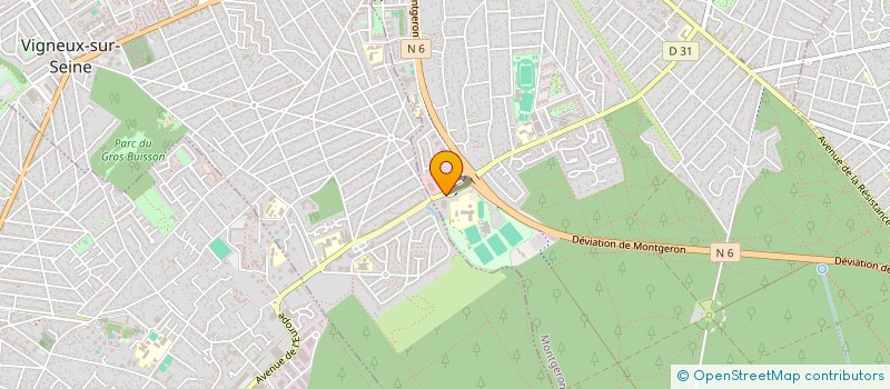 localisation de l'entreprise SOCIETE CIVILE IMMOBILIERE SALICES à MONTGERON