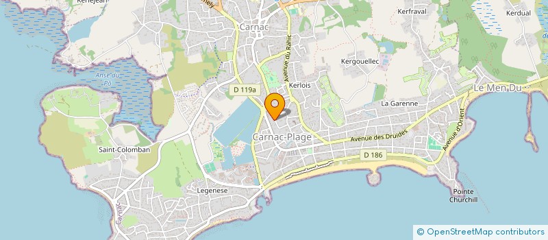 localisation de l'entreprise SOCIETE CIVILE IMMOBILIERE SALLE HORTENSIA  CARNAC