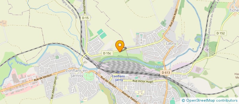 localisation de l'entreprise SOCIETE CIVILE IMMOBILIERE SALOMON  CONFLANS-EN-JARNISY