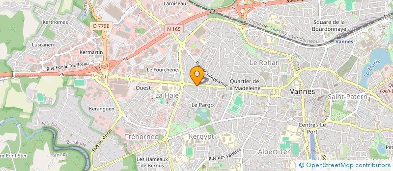 localisation de l'entreprise SOCIETE CIVILE IMMOBILIERE SALSA à VANNES