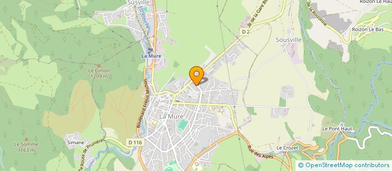 localisation de l'entreprise SOCIETE CIVILE IMMOBILIERE SAM  LA MURE