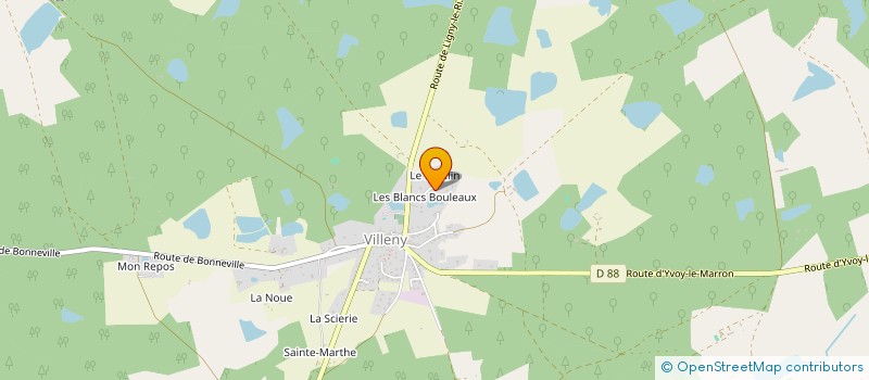 localisation de l'entreprise SOCIETE CIVILE IMMOBILIERE SAMBA  THOURY