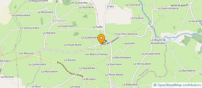 localisation de l'entreprise SOCIETE CIVILE IMMOBILIERE SAMETGAMIN  COULOUVRAY-BOISBENATRE