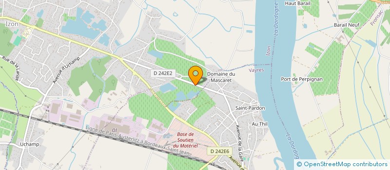 localisation de l'entreprise SOCIETE CIVILE IMMOBILIERE SANARAU  IZON