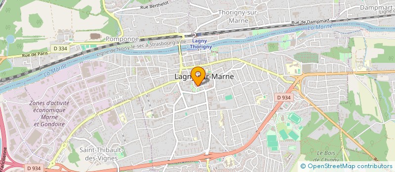 localisation de l'entreprise SOCIETE CIVILE IMMOBILIERE SANGUMI  LAGNY-SUR-MARNE