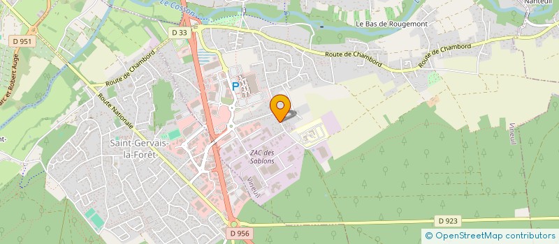 localisation de l'entreprise SOCIETE CIVILE IMMOBILIERE SANNAT à VINEUIL