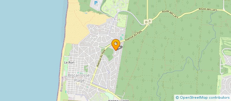 localisation de l'entreprise SOCIETE CIVILE IMMOBILIERE SANPAS  BISCARROSSE