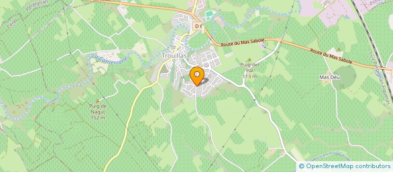 localisation de l'entreprise SOCIETE CIVILE IMMOBILIERE SANTA-ROSA  TROUILLAS