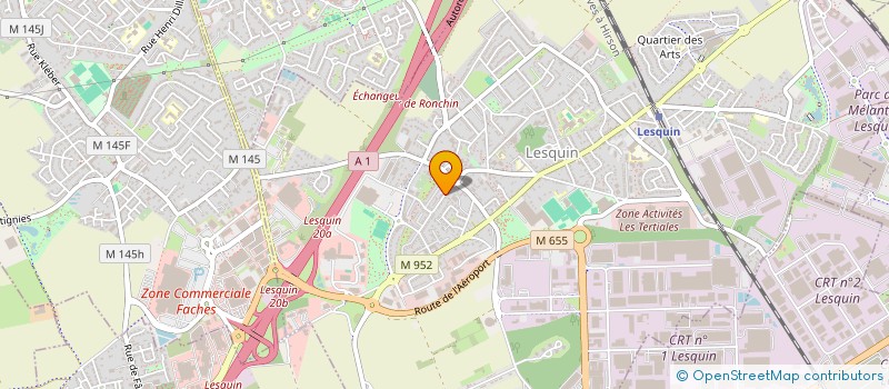 localisation de l'entreprise SOCIETE CIVILE IMMOBILIERE  SANTINI  PAR ABREVIATION  SCI SANTINI à LESQUIN