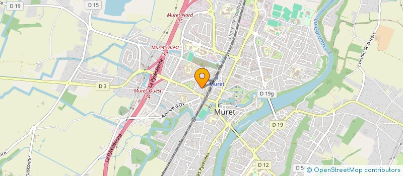 localisation de l'entreprise SOCIETE CIVILE IMMOBILIERE SARAH.L  MURET