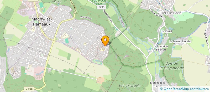 localisation de l'entreprise SOCIETE CIVILE IMMOBILIERE SARRAU  MAGNY-LES-HAMEAUX