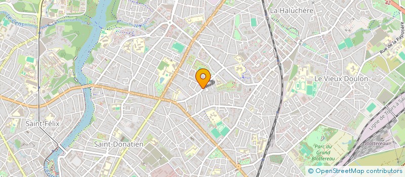 localisation de l'entreprise SOCIETE CIVILE IMMOBILIERE SAUTBOUG  NANTES