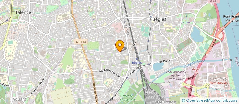 localisation de l'entreprise SOCIETE CIVILE IMMOBILIERE SC 27 BERLIOZ à BEGLES
