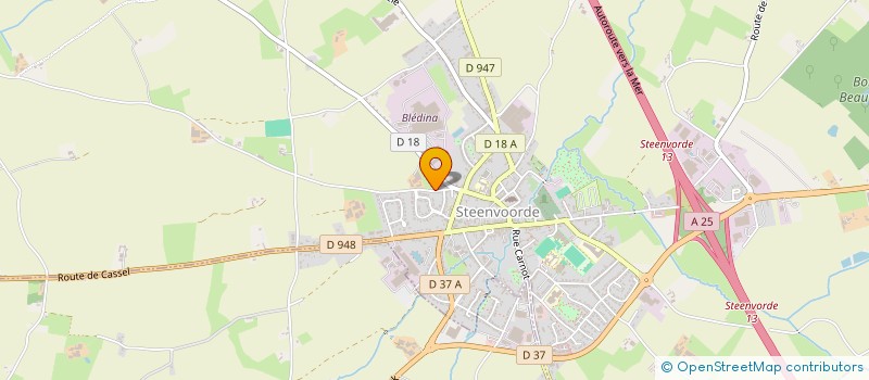 localisation de l'entreprise SOCIETE CIVILE IMMOBILIERE SCI EMILIA  STEENVOORDE