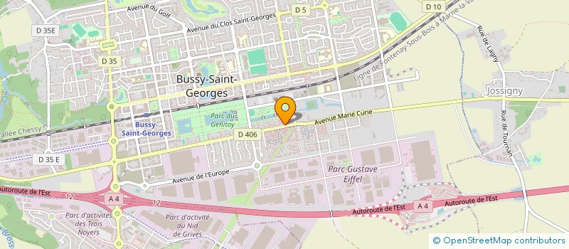 localisation de l'entreprise SOCIETE CIVILE IMMOBILIERE SCI LAMBER  BUSSY-SAINT-GEORGES