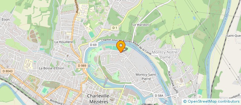 localisation de l'entreprise SOCIETE CIVILE IMMOBILIERE (SCI) LDJP à CHARLEVILLE-MEZIERES