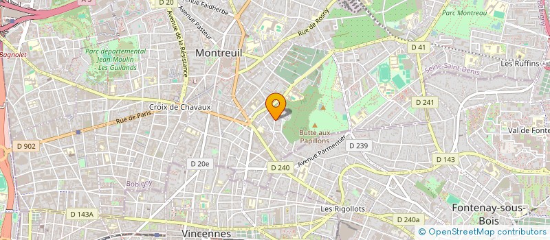 localisation de l'entreprise SOCIETE CIVILE IMMOBILIERE SCI RGCG à MONTREUIL