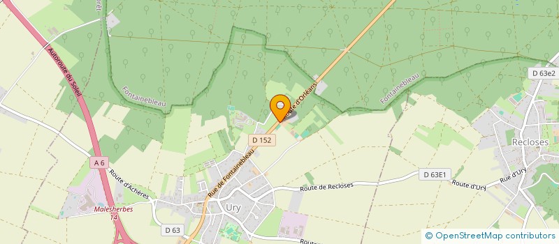 localisation de l'entreprise SOCIETE CIVILE IMMOBILIERE (SCI)  RYAN'S FARM  URY