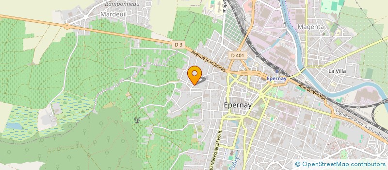 localisation de l'entreprise SOCIETE CIVILE IMMOBILIERE (SCI) STERED MOR . à EPERNAY