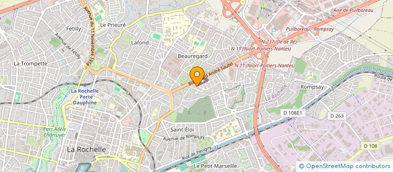 localisation de l'entreprise SOCIETE CIVILE IMMOBILIERE SCMM  LA ROCHELLE