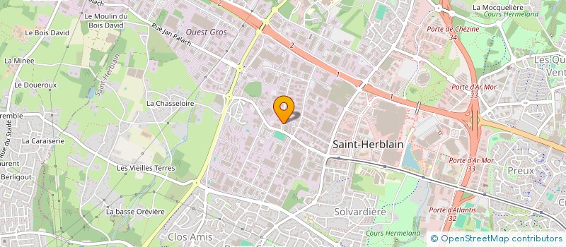 localisation de l'entreprise SOCIETE CIVILE IMMOBILIERE SCOLOPAX  SAINT-HERBLAIN