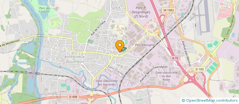 localisation de l'entreprise SOCIETE CIVILE IMMOBILIERE SDI  PAR ABREVIATION SCI SDI  ANDREZIEUX-BOUTHEON