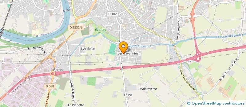 localisation de l'entreprise SOCIETE CIVILE IMMOBILIERE SEBASTIEN INES LEYNA MAYSSON ALAIN  BOURG-DE-PEAGE