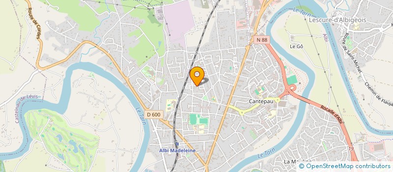 localisation de l'entreprise SOCIETE CIVILE IMMOBILIERE SEBEL à ALBI