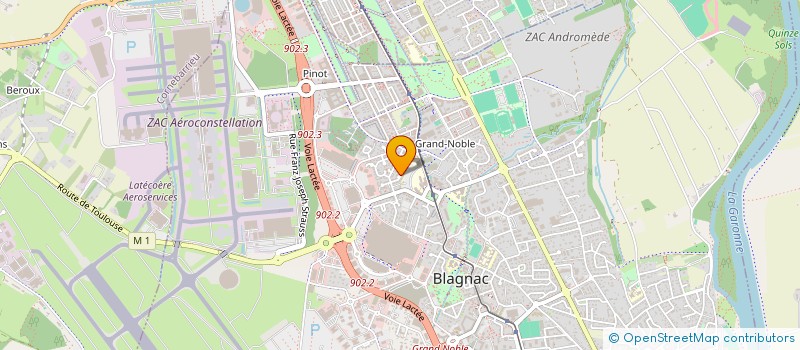 localisation de l'entreprise SOCIETE CIVILE IMMOBILIERE SEDCOIF  BLAGNAC