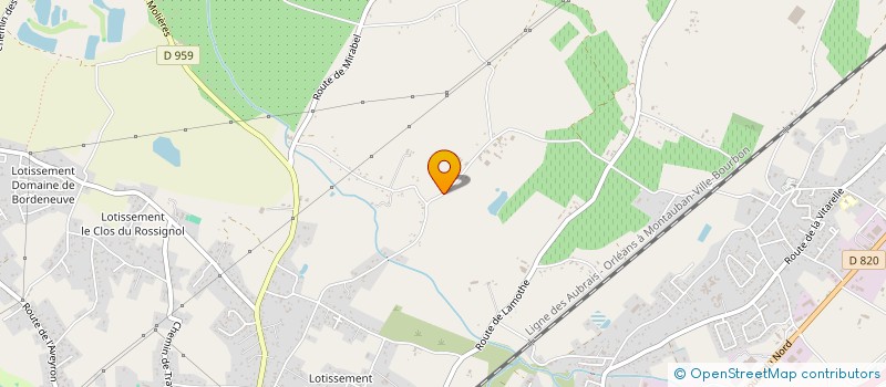 localisation de l'entreprise SOCIETE CIVILE IMMOBILIERE SEGORSO  MONTAUBAN