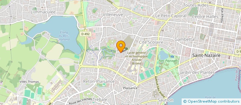 localisation de l'entreprise SOCIETE CIVILE IMMOBILIERE SEKA  SAINT-NAZAIRE