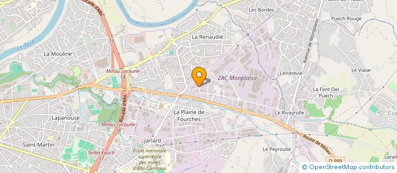 localisation de l'entreprise SOCIETE CIVILE IMMOBILIERE SELAN à ALBI