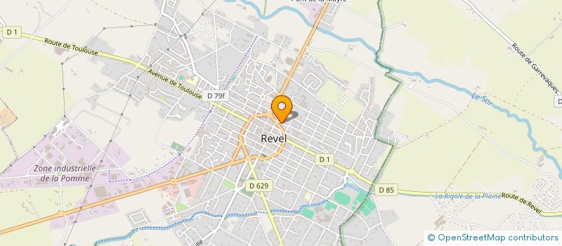 localisation de l'entreprise SOCIETE CIVILE IMMOBILIERE SEMAPHORE  REVEL