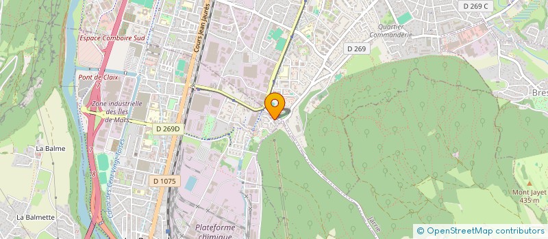 localisation de l'entreprise SOCIETE CIVILE IMMOBILIERE SEMLALI  LE PONT-DE-CLAIX