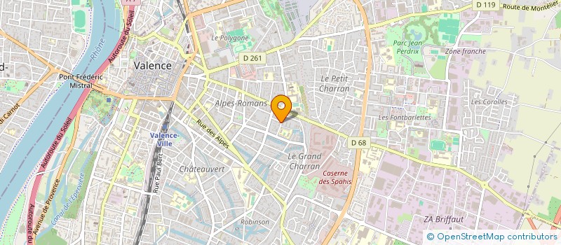localisation de l'entreprise SOCIETE CIVILE IMMOBILIERE SENA à VALENCE
