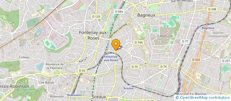 localisation de l'entreprise SOCIETE CIVILE IMMOBILIERE SEQUENA à FONTENAY-AUX-ROSES