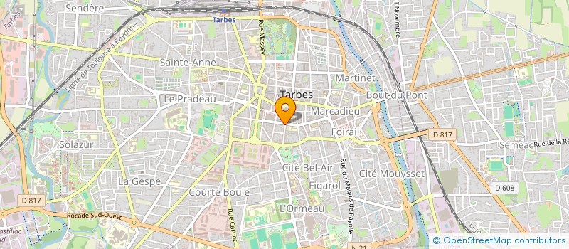 localisation de l'entreprise SOCIETE CIVILE IMMOBILIERE SERGUI  TARBES