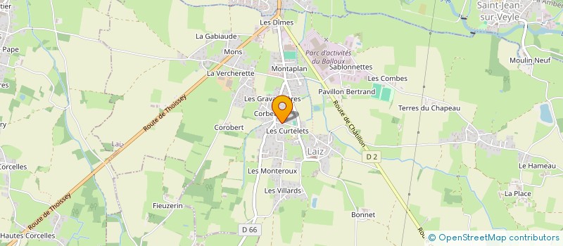 localisation de l'entreprise SOCIETE CIVILE IMMOBILIERE SERNEL  LAIZ