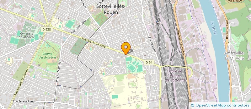 localisation de l'entreprise SOCIETE CIVILE IMMOBILIERE SERVICE IMMOBILIER SOTTEVILLE LES ROUEN  SOTTEVILLE-LES-ROUEN