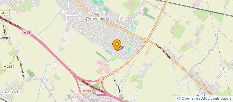 localisation de l'entreprise SOCIETE CIVILE IMMOBILIERE SETA EN ABREGE SCI SETA  LA CHAPELLE-D'ARMENTIERES