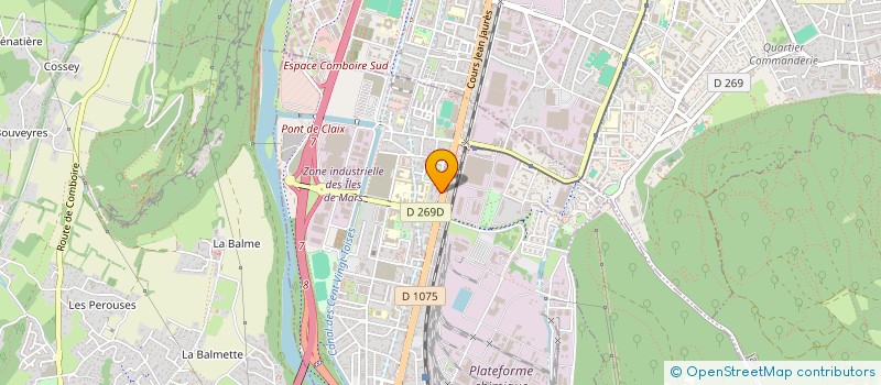 localisation de l'entreprise SOCIETE CIVILE IMMOBILIERE SEVAN  LE PONT-DE-CLAIX