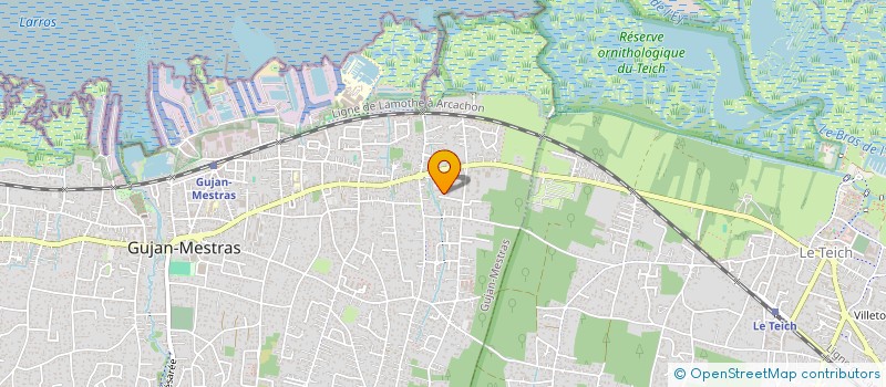 localisation de l'entreprise SOCIETE CIVILE IMMOBILIERE SEVAN  GUJAN-MESTRAS