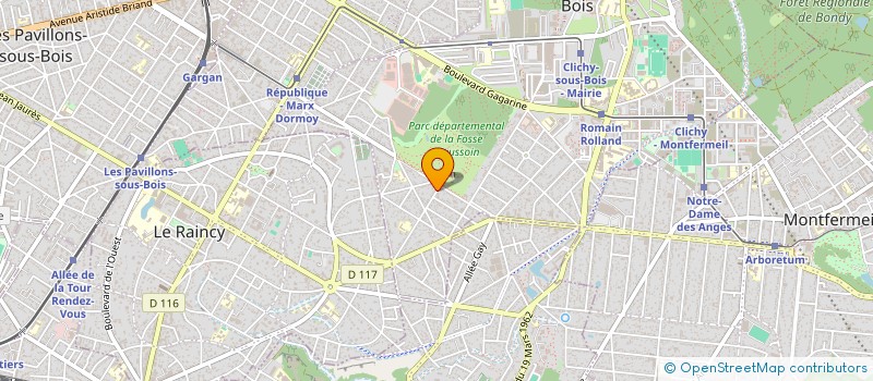 localisation de l'entreprise SOCIETE CIVILE IMMOBILIERE SEVGUL à CLICHY-SOUS-BOIS