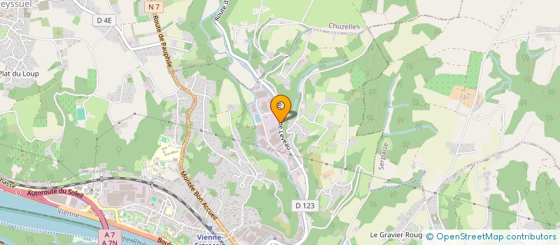 localisation de l'entreprise SOCIETE CIVILE IMMOBILIERE SEVILLE  VIENNE