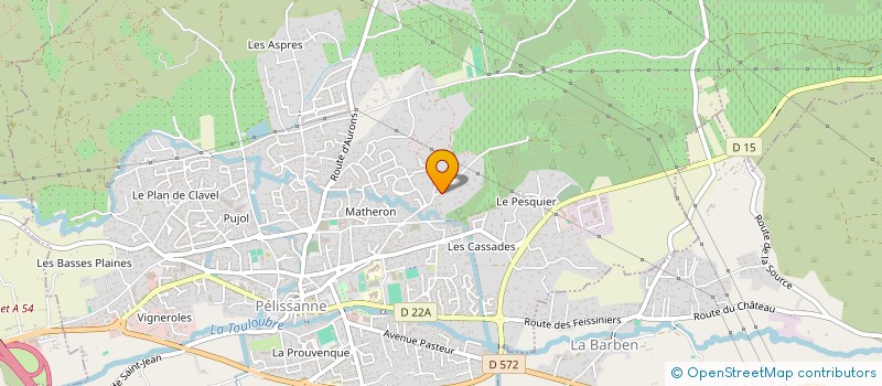 localisation de l'entreprise SOCIETE CIVILE IMMOBILIERE SF6  PELISSANNE