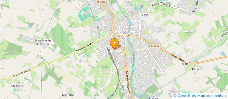 localisation de l'entreprise SOCIETE CIVILE IMMOBILIERE SHADOW  NERAC