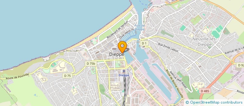 localisation de l'entreprise SOCIETE CIVILE IMMOBILIERE SIAM  DIEPPE