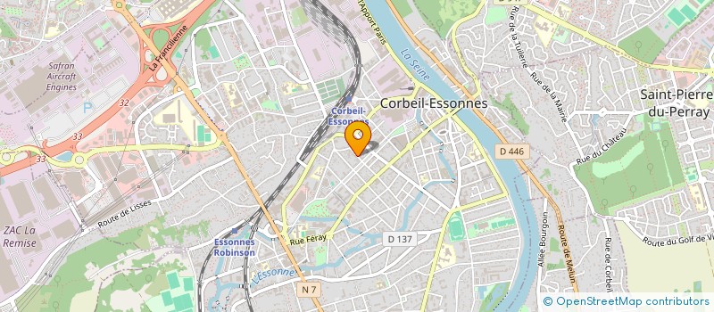 localisation de l'entreprise SOCIETE CIVILE IMMOBILIERE SIAMOIS à CORBEIL-ESSONNES