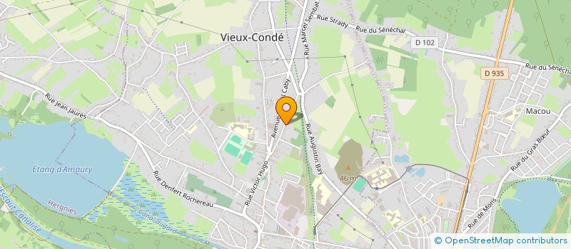 localisation de l'entreprise SOCIETE CIVILE IMMOBILIERE SIBER  VIEUX-CONDE