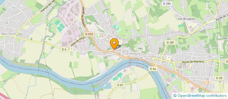 localisation de l'entreprise SOCIETE CIVILE IMMOBILIERE SIM'IMMO  TREVOUX